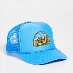 Freya Blue Embroidered Hat